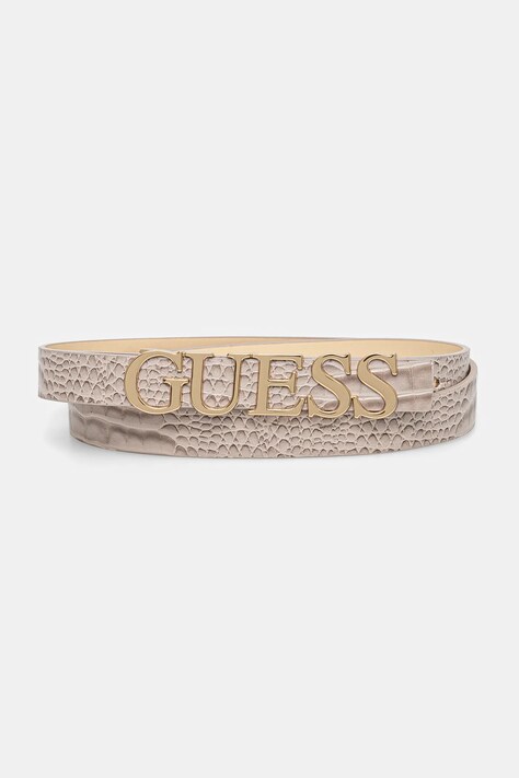 Pásek Guess SYLVYE dámský, béžová barva, BW9206 P5120