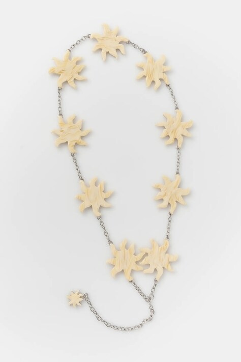 Колан Desigual FANATSIA SUNS дамски в сребристо 25SARO01