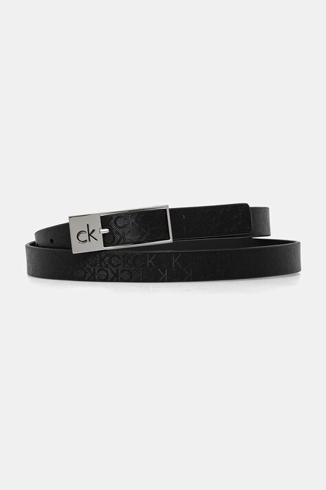 Calvin Klein curea femei, culoarea negru, K60K613243