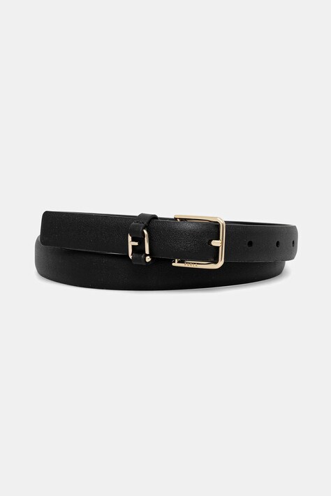 Furla curea de piele femei, culoarea negru, WC00099.BX2045.O60001007