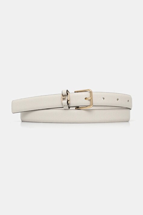 Kožený pásek Furla dámský, bílá barva, WC00099.BX2045.1704S1007