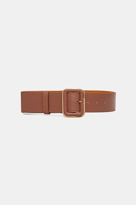 Kožený pásek Marciano Guess dámský, hnědá barva, 5GGZ15 7330A