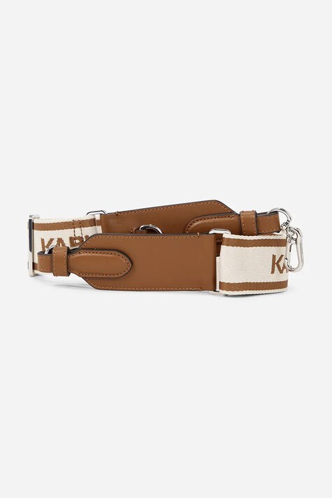 Karl Lagerfeld curea poseta femei, culoarea bej, A2W50022