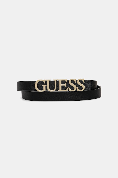 Pásek Guess SANSA dámský, černá barva, BW9231 P5235