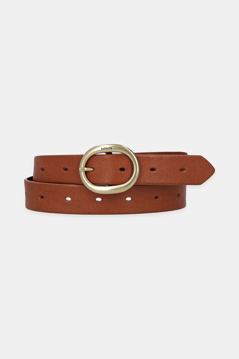 Pásek Levi's dámský, hnědá barva, D7791-0002