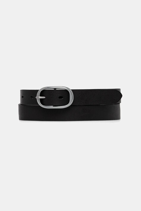 Kožený pásek Levi's dámský, černá barva, 002G7-0001