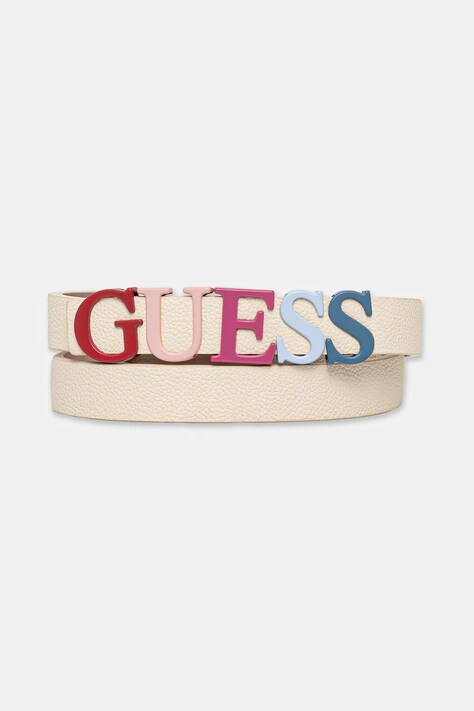 Ремінь Guess колір бежевий J5GZ09 WFZL0