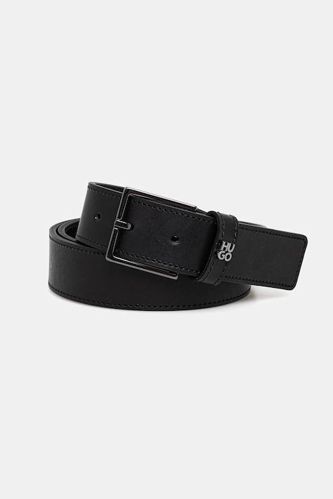 Кожен колан HUGO Giove-HU-GO-StG_Sz35 мъжки в черно 50537026