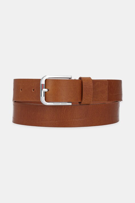 Tommy Jeans cintura in pelle uomo colore marrone AM0AM13369