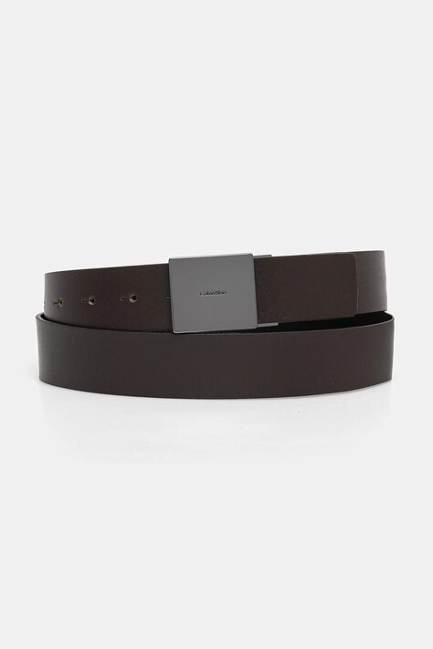 Кожаный ремень Calvin Klein мужской цвет коричневый K50K512660