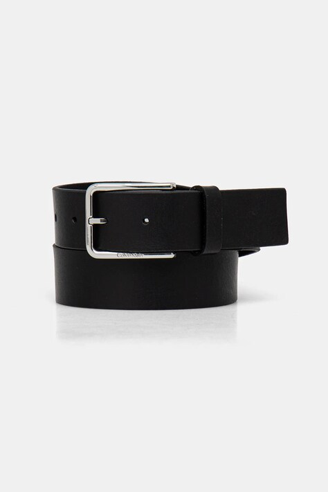 Кожаный ремень Calvin Klein мужской цвет чёрный K50K513016
