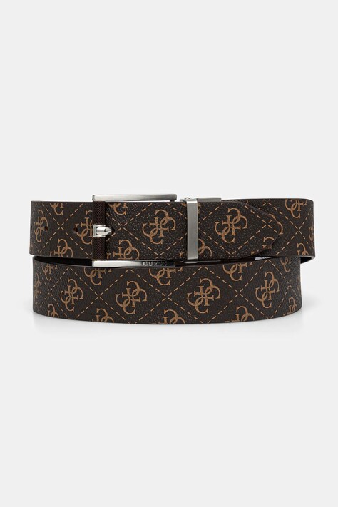 Guess curea cu două fețe NUREMBERG bărbați, culoarea maro, BMNULO P5135
