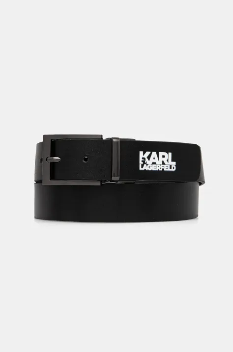 Karl Lagerfeld cintura in pelle uomo colore nero 552430.815300