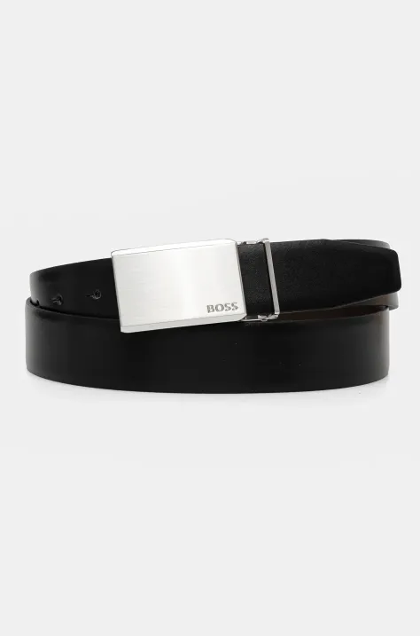 BOSS cintura in pelle uomo colore nero 50542239