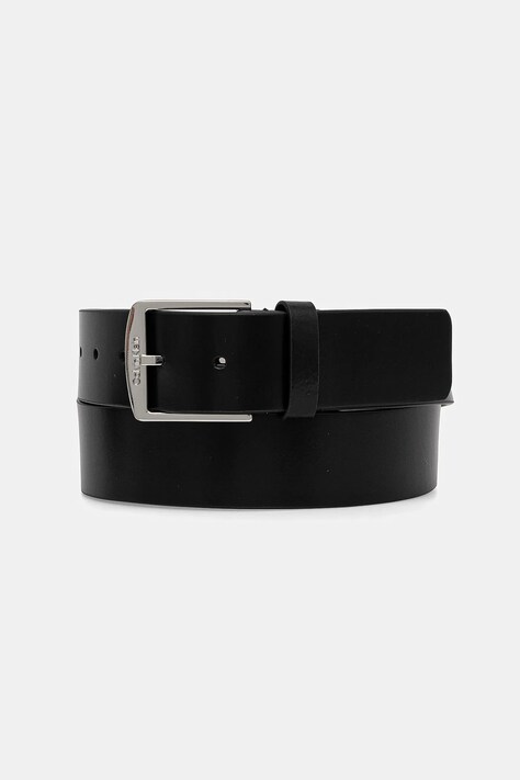 Calvin Klein curea de piele barbati, culoarea negru, K50K513037