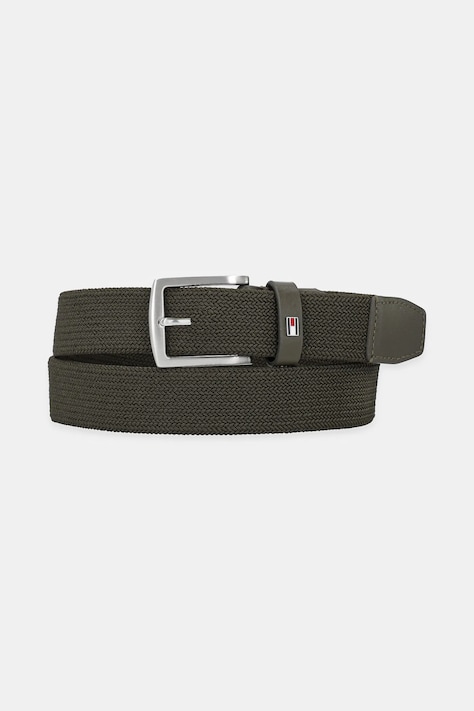 Tommy Hilfiger curea barbati, culoarea verde, AM0AM13354
