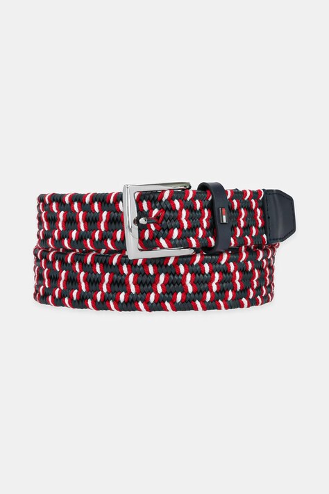 Tommy Hilfiger curea barbati, culoarea albastru marin, AM0AM13375