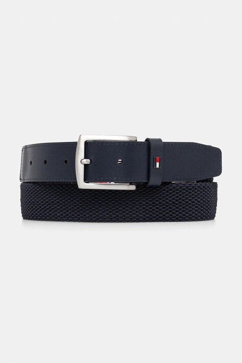 Tommy Hilfiger curea barbati, culoarea albastru marin, AM0AM13376
