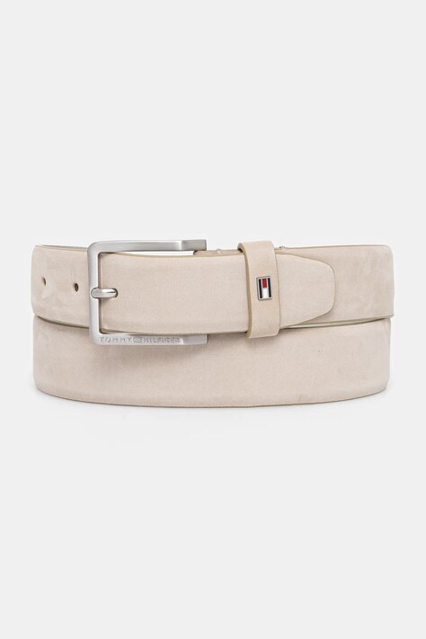 Tommy Hilfiger cintura in pelle uomo colore beige AM0AM13377