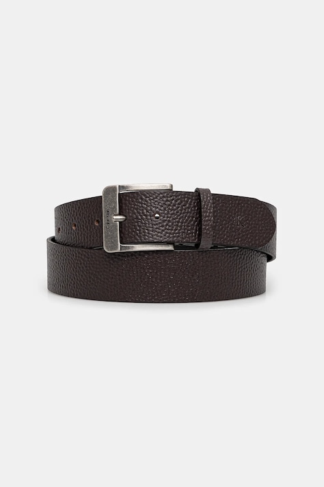 Кожаный ремень Calvin Klein Jeans мужской цвет коричневый LV04G7015G