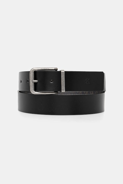 Колан с две лица Calvin Klein Jeans мъжки в черно LV04G7029G