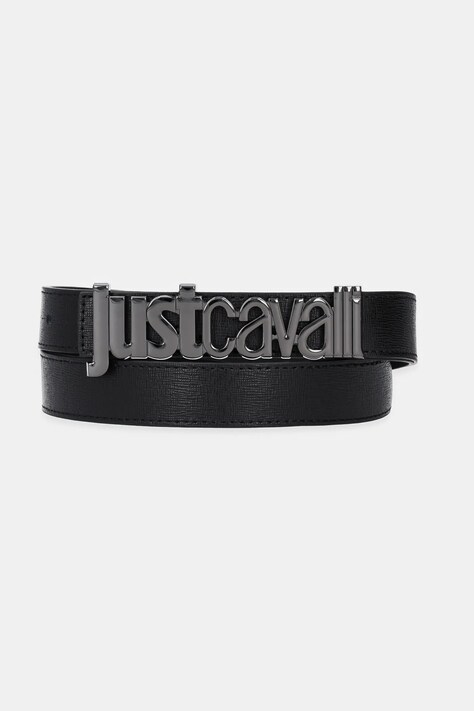 Just Cavalli curea de piele barbati, culoarea negru, 78QA6F30 ZPA42