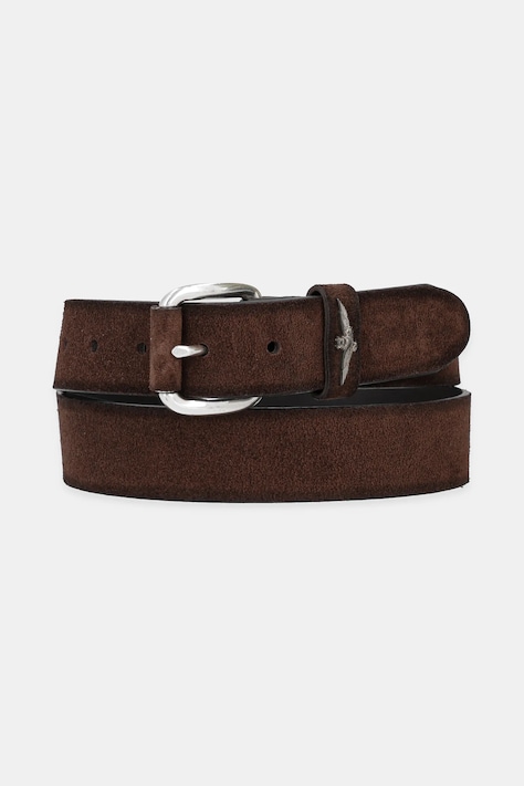 Aeronautica Militare curea din piele intoarsa barbati, culoarea maro, CP263PL275