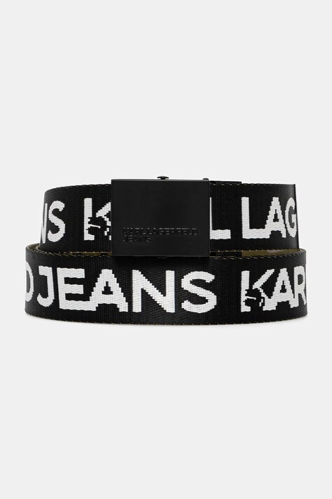 Колан с две лица Karl Lagerfeld Jeans в зелено A1M33131