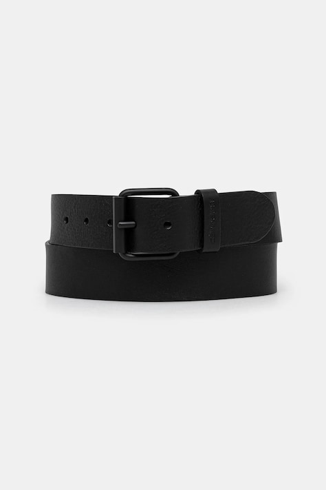 Шкіряний ремінь Carhartt WIP Script Belt колір чорний I030992.00EXX