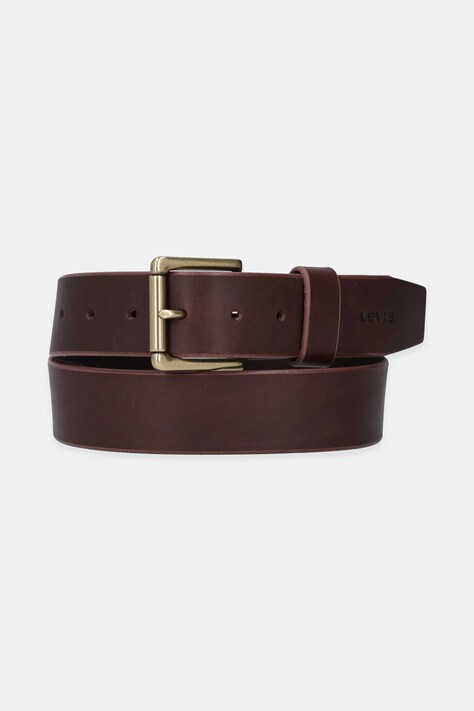Pásek Levi's hnědá barva, D7725-0002