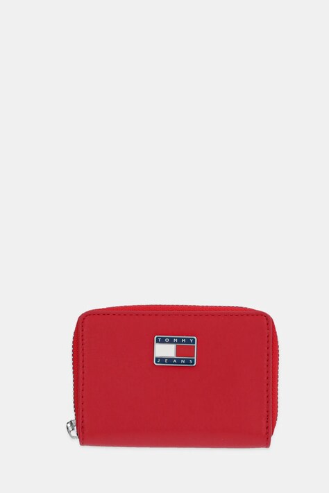 Кошелек Tommy Jeans женский цвет красный AW0AW16974