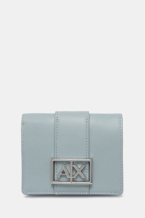 Peňaženka Armani Exchange dámska, tyrkysová farba, XW000360 AF12039