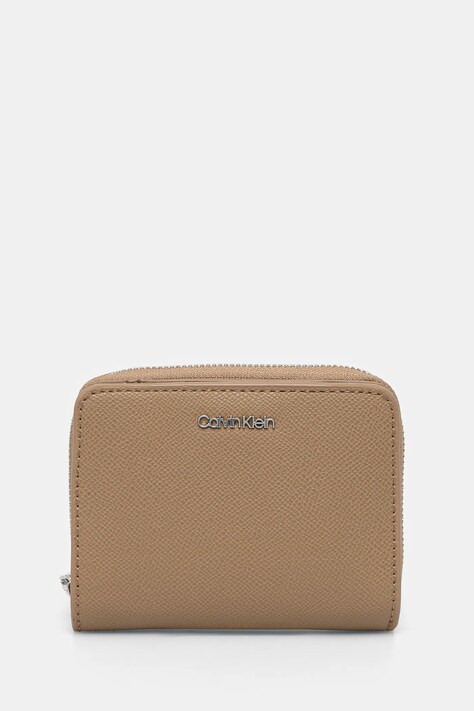 Calvin Klein portofel femei, culoarea bej, K60K612831