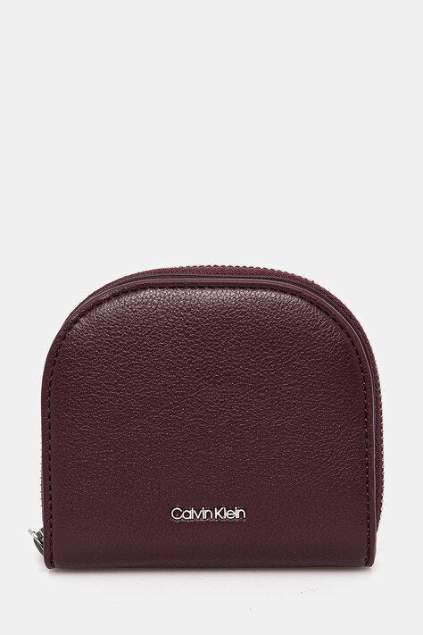 Peněženka Calvin Klein vínová barva, K60K612843