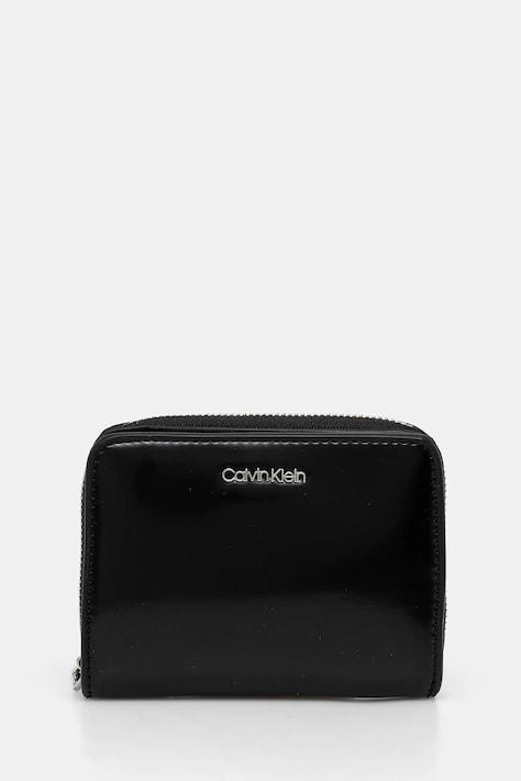 Calvin Klein portofel femei, culoarea negru, K60K612847
