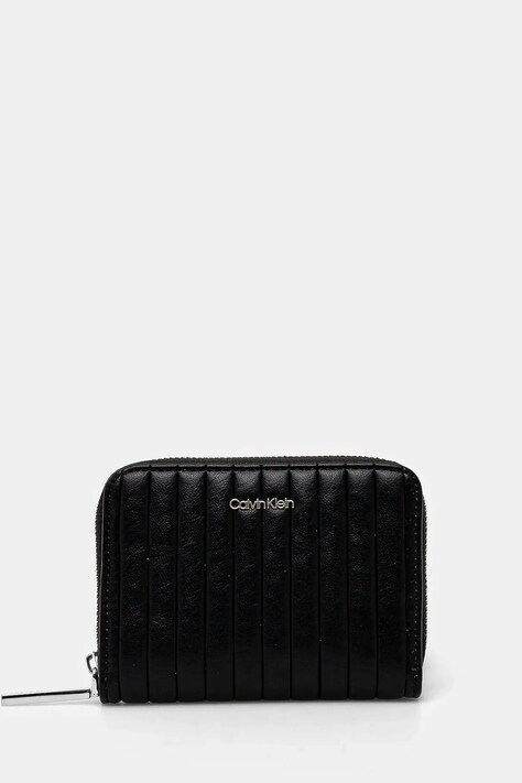 Calvin Klein portofel femei, culoarea negru, K60K613064