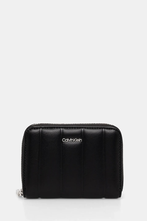 Calvin Klein portofel femei, culoarea negru, K60K613066