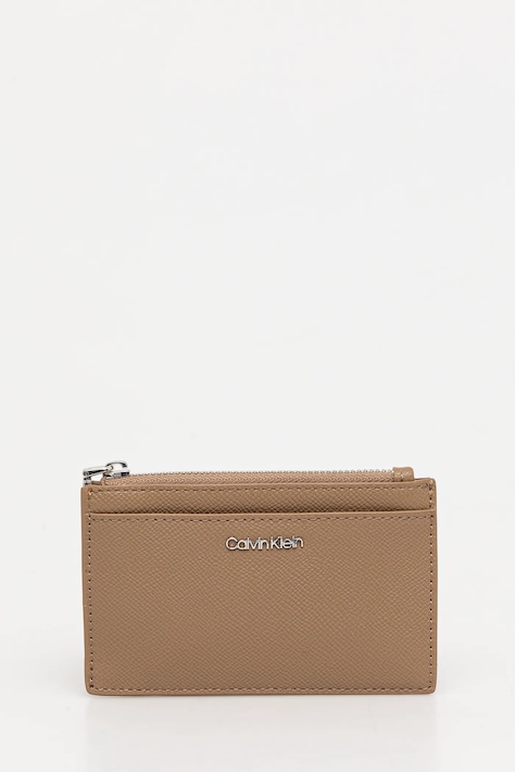 Novčanik Calvin Klein za žene, boja: bež, K60K613071