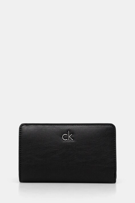 Calvin Klein portofel femei, culoarea negru, K60K613075