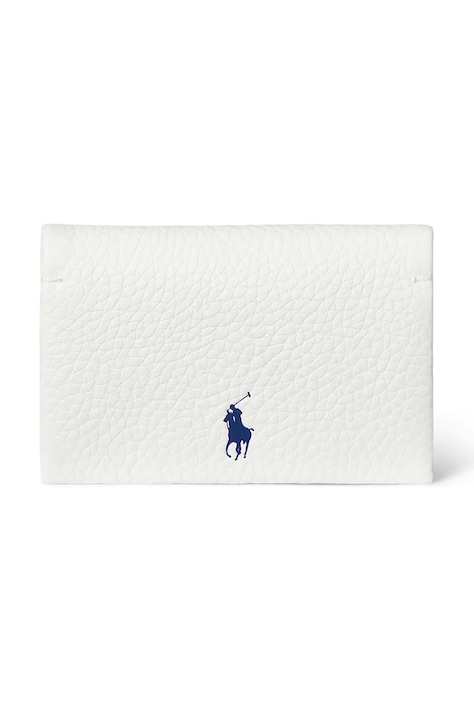 Кожаный кошелек Polo Ralph Lauren женский цвет белый 427949873
