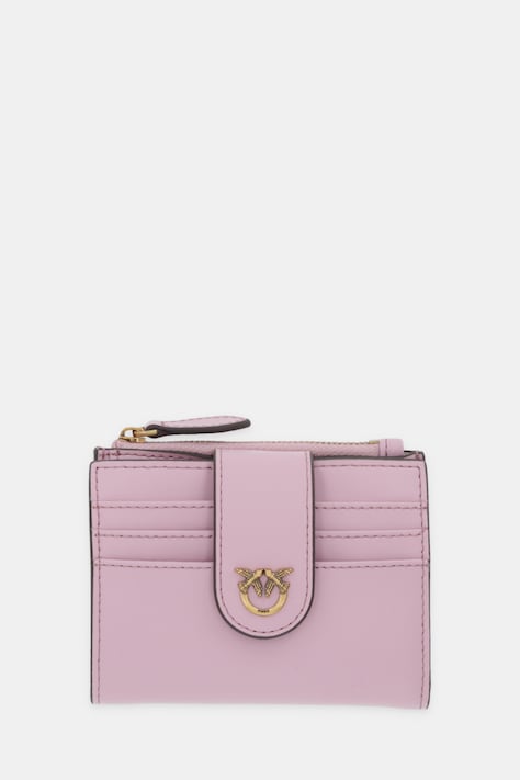 Δερμάτινο πορτοφόλι Pinko χρώμα: μαύρο, 103610 A0F1