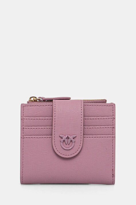 Кожен портфейл Pinko дамски в розово 103610 A29P