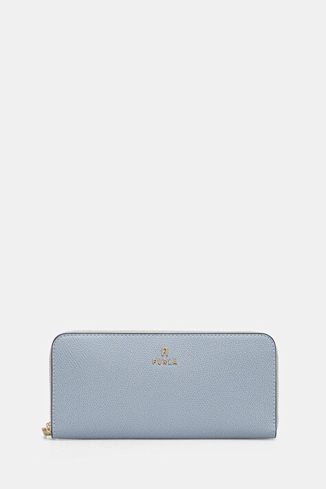 Furla portfel skórzany damski kolor niebieski WP00313 ARE000 3593S