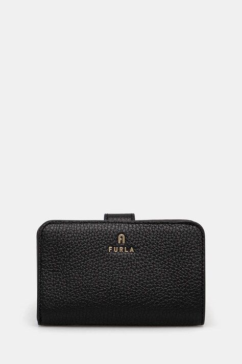 Kožená peněženka Furla černá barva, WP00314 HSF000 O6000