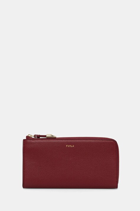 Kožená peněženka Furla vínová barva, WP00471 BX3036 CGQ00