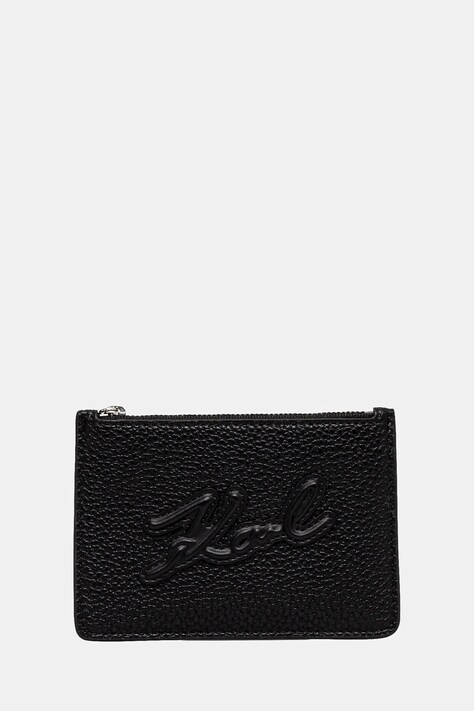 Peněženka Karl Lagerfeld černá barva, A1W32052