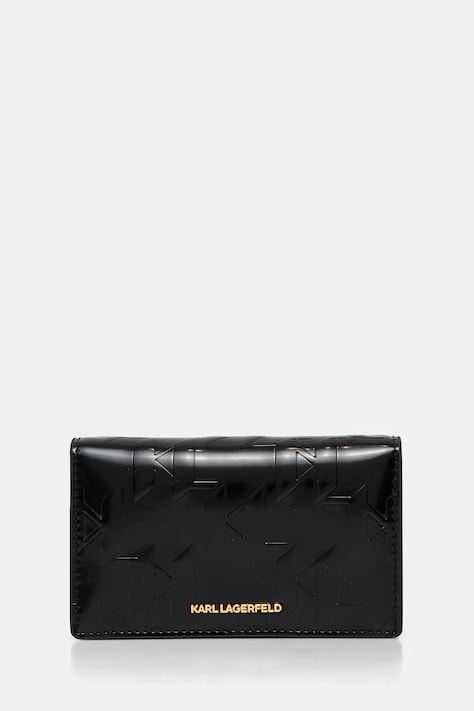 Peněženka Karl Lagerfeld černá barva, A1W32090