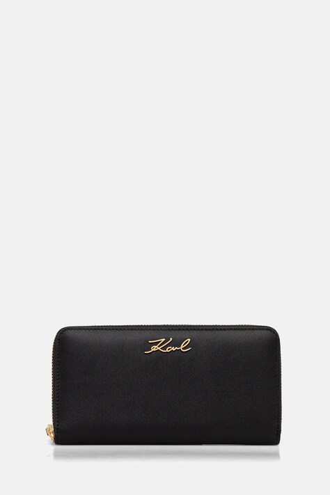 Гаманець Karl Lagerfeld жіночий колір чорний A1W32106