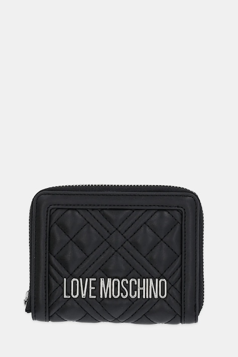 Πορτοφόλι Love Moschino χρώμα: μαύρο, JC5710PP1