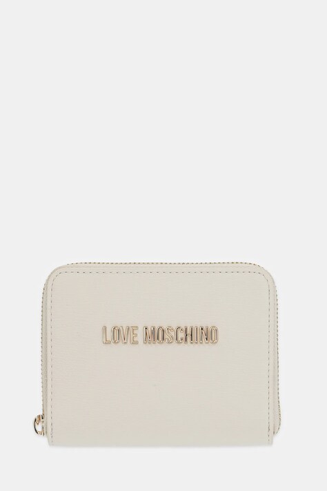 Love Moschino portfel damski kolor beżowy JC5702PP1